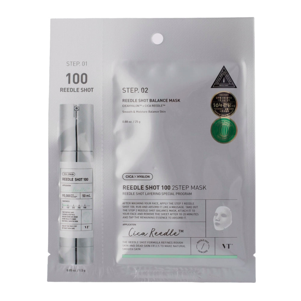 VT Cosmetics Reedle Shot 100 2-Step Mask